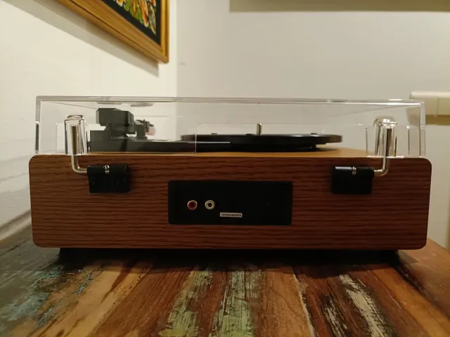 Tocadiscos FYDEE Retro Bluetooth RCA AUX y bluetoo