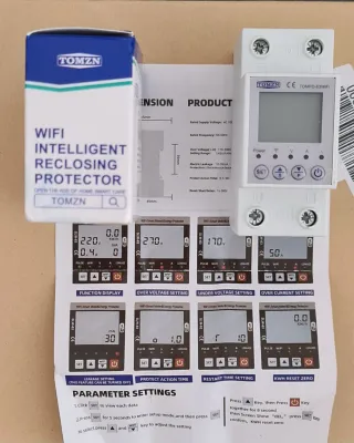 Medidor de energía TOMZN WiFi Reclosing Protector