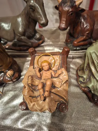 Figuras artesanas de Belén Navideño