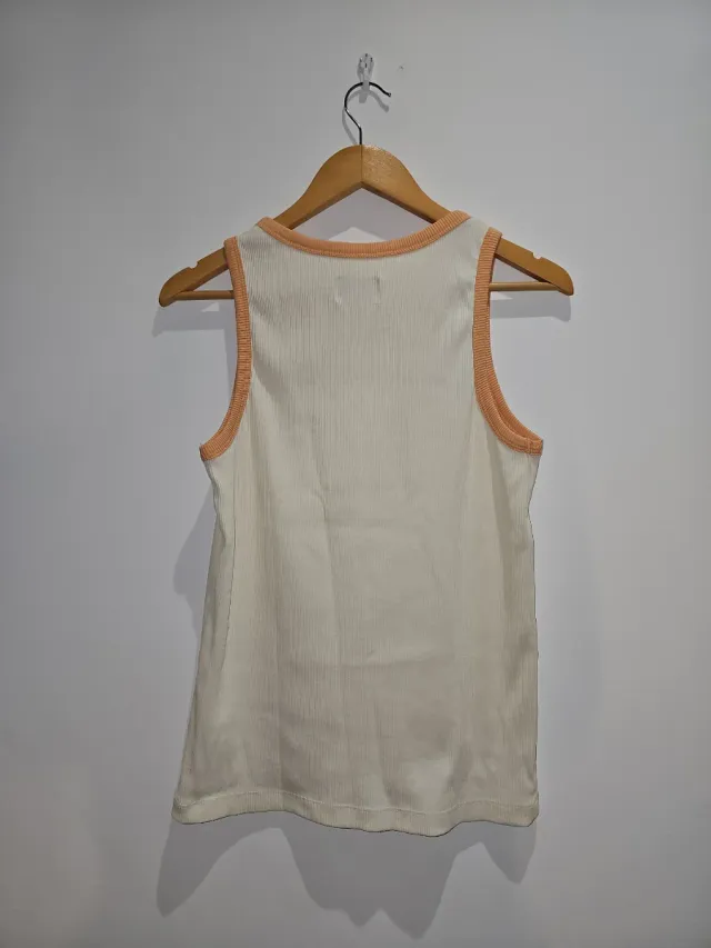Camiseta NudeProject tiras Beige