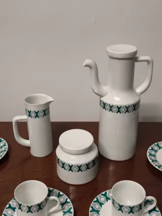 Juego de café Sargadelos Castro