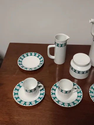 Juego de café Sargadelos Castro