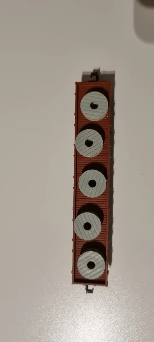 Vagón mercancías Ibertren con bobinas