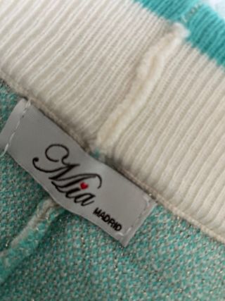 Pantalón punto pata ancha T única