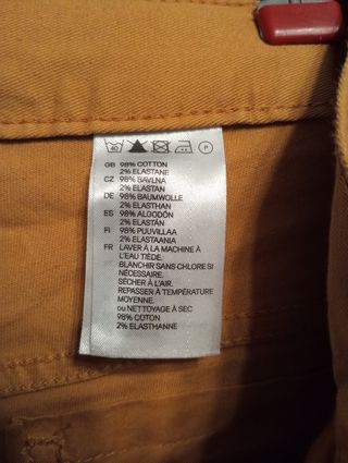 Pantalón H&M Mostaza Talla 46 (Hombre)