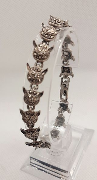 Bracciale con ciondoli a forma di gufetto