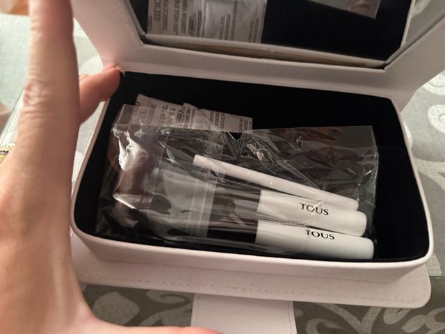 Bolso Tous Beige/Blanco joyero y neceser