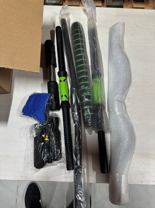 Juego de discos de pesas negros