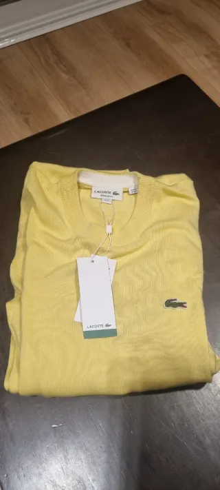 Jersey Lacoste Amarillo Nuevo con etiquetas