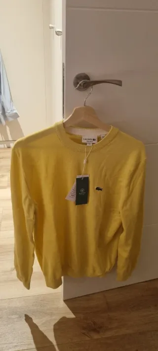 Jersey Lacoste Amarillo Nuevo con etiquetas