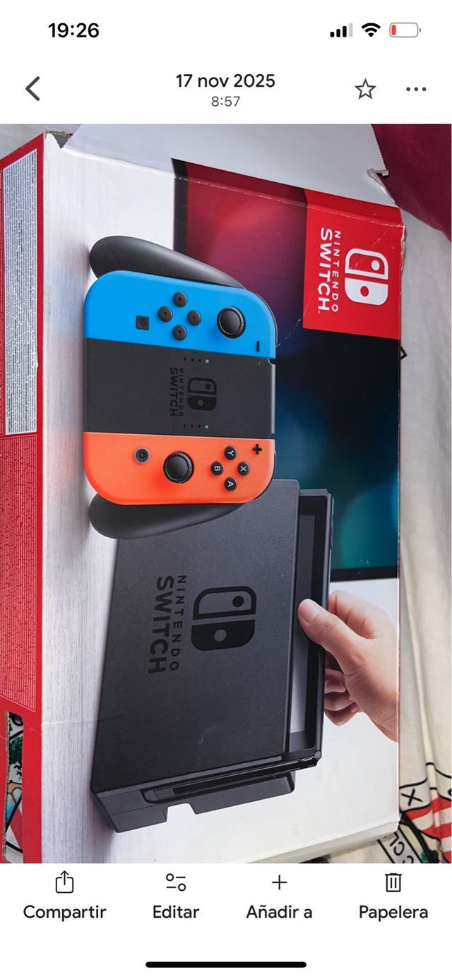 Nintendo Switch Azul y Naranja