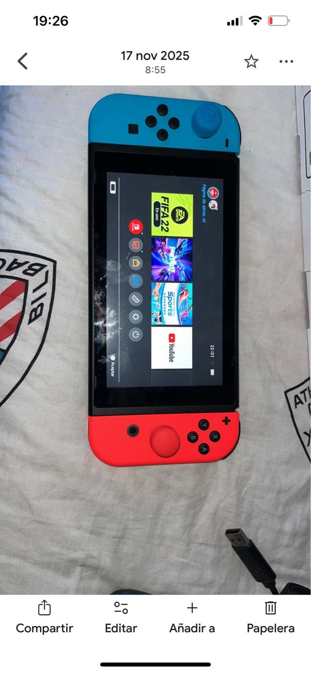 Nintendo Switch Azul y Naranja