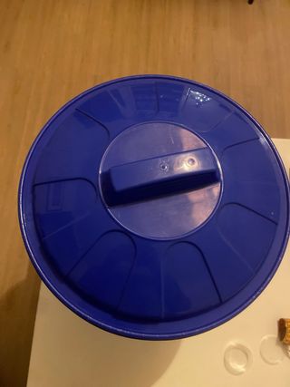 Cubo Basura 21L Plastic Forte Azul