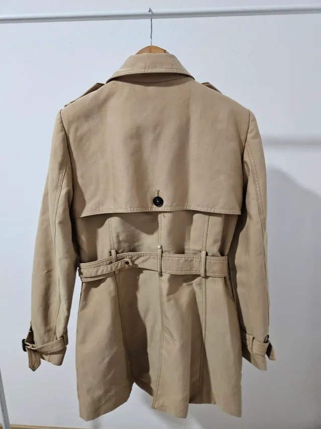 Gabardina Zara Mujer Beige