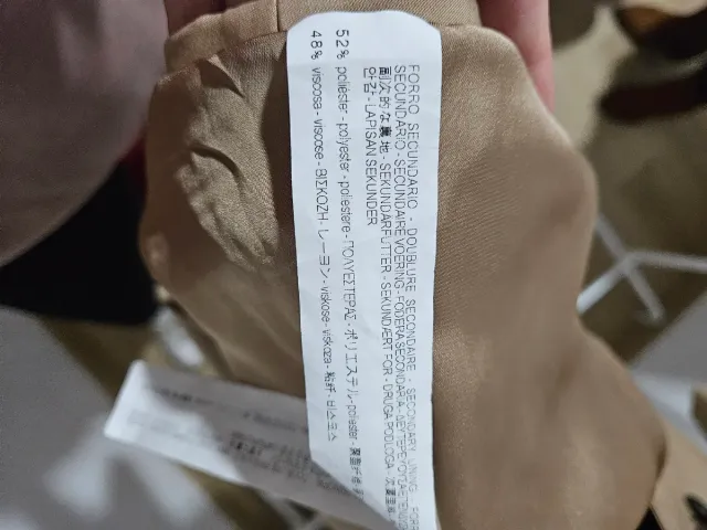 Gabardina Zara Mujer Beige