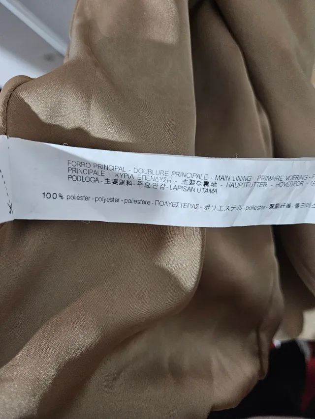 Gabardina Zara Mujer Beige