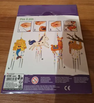 Carillon eolico in legno da dipingere