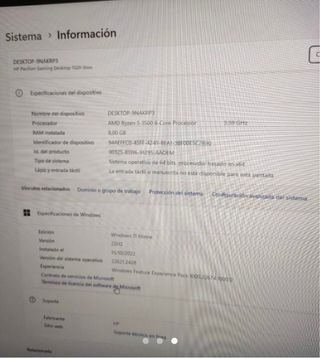 PC Gaming HP Pavilion Negro y Verde