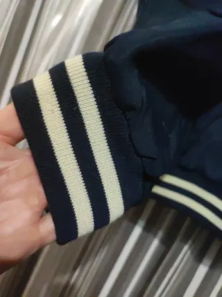 Chaqueta reversible hombre azul y beige