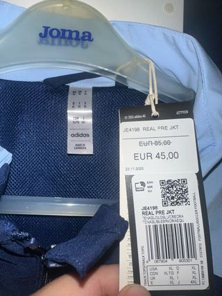 Chaqueta Adidas Real Madrid Talla Xl