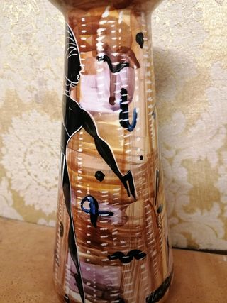 Vaso ceramica vintage stile egizio