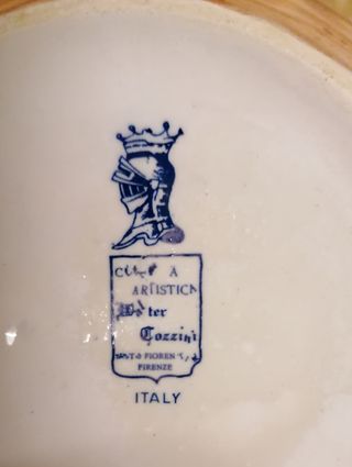 Vaso ceramica vintage stile egizio