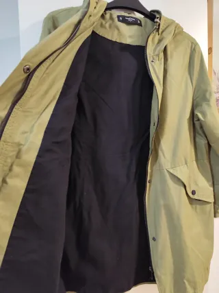 Parka Lefties verde militar Talla M