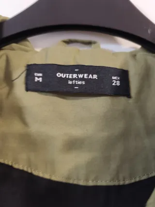 Parka Lefties verde militar Talla M