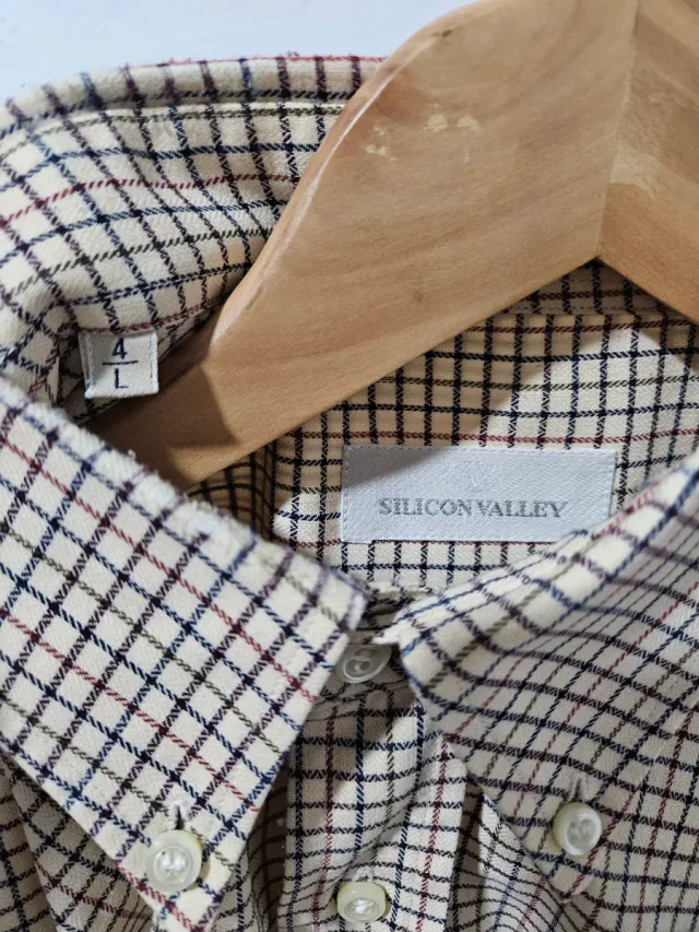 Camisa de cuadros para hombre