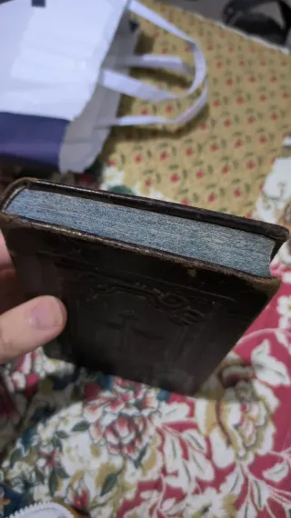 1848 Devocionario antiguo - pieza única - piel