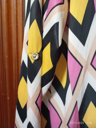 Blusa estampada rombos