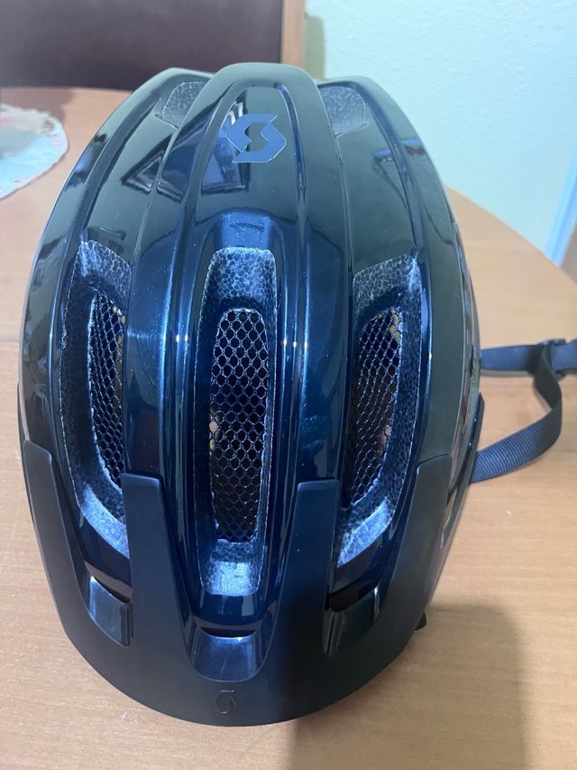 Capacete de Bicicleta Scott Preto Novo
