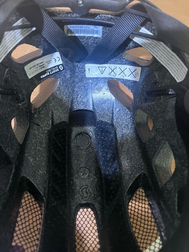 Capacete de Bicicleta Scott Preto Novo