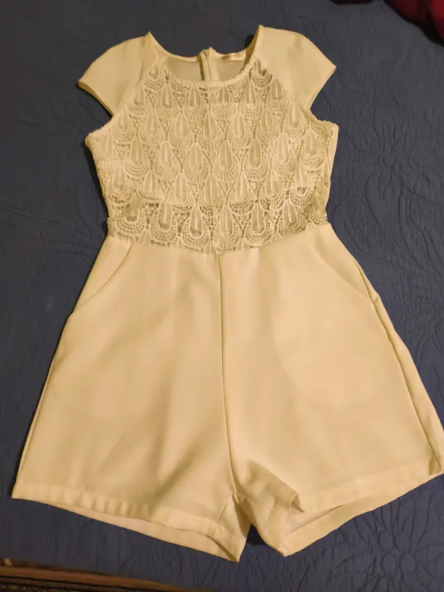 Mono corto vestir crudo talla 34