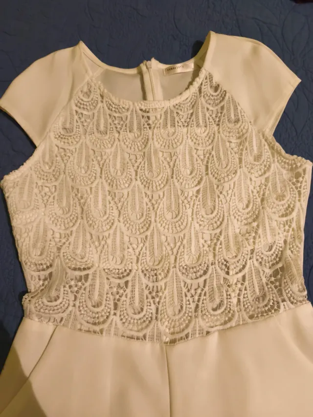 Mono corto vestir crudo talla 34