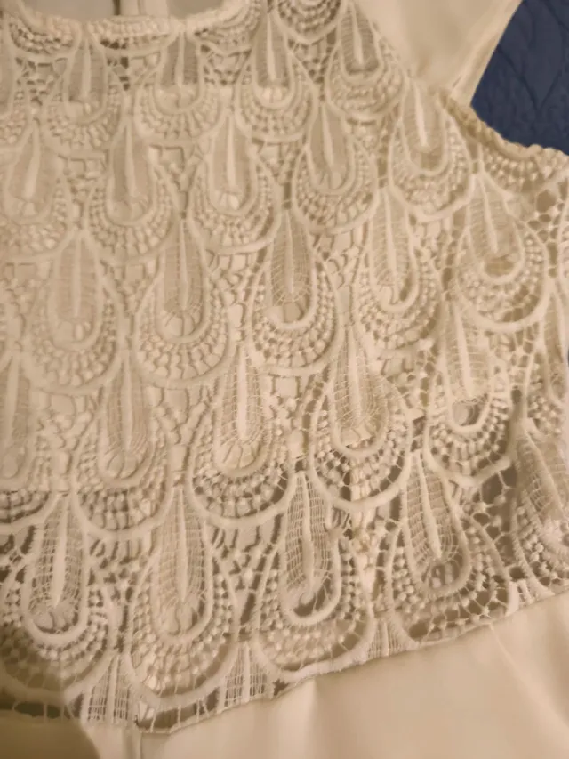 Mono corto vestir crudo talla 34