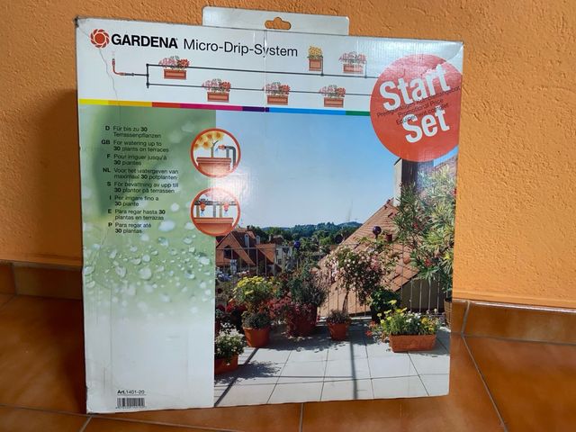 Sistema de riego Gardena Micro-Drip-System