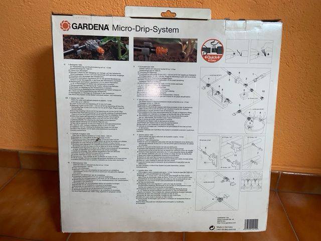 Sistema de riego Gardena Micro-Drip-System