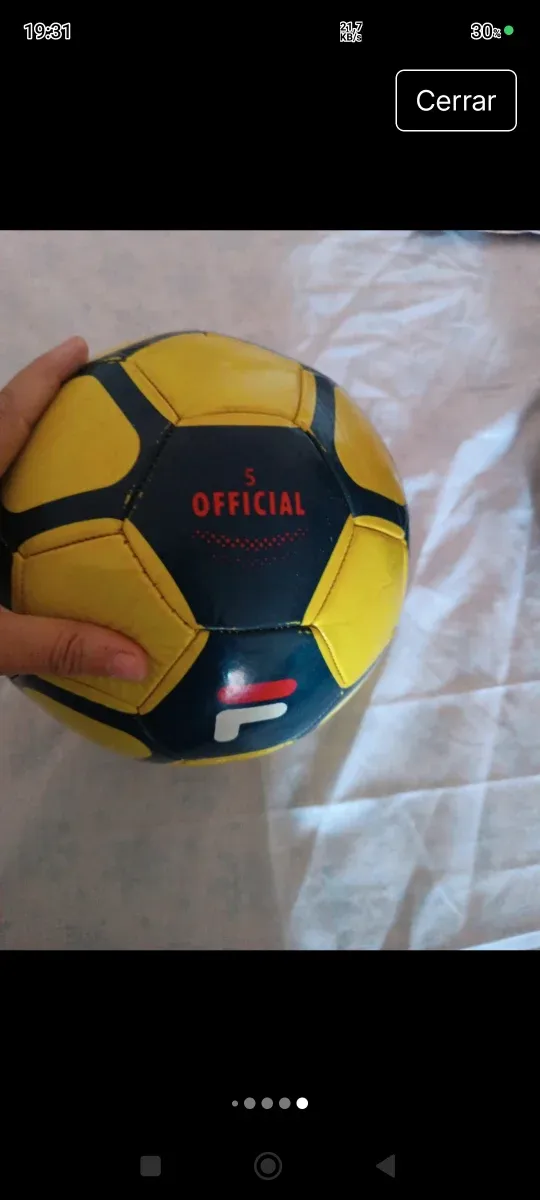 Pelota de fútbol Fila oficial