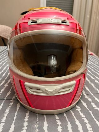 Casco Moto Chupa Chups Rosa Talla M