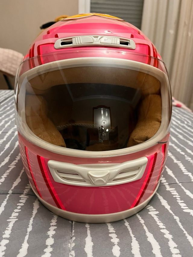 Casco Moto Chupa Chups Rosa Talla M