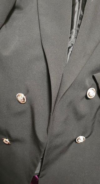 Blazer doppiopetto donna nero