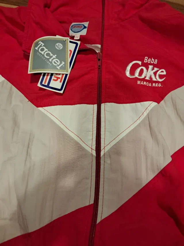 Conjunto Chándal Coca Cola Rojo y Blanco