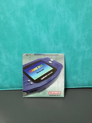 Folleto Game Boy Advance Nintendo
