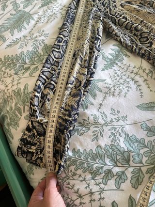 Vestido camisero estampado serpiente Talla L