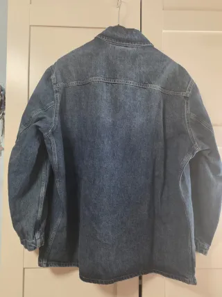 Chaqueta vaquera hombre trescuartos Talla L amplia