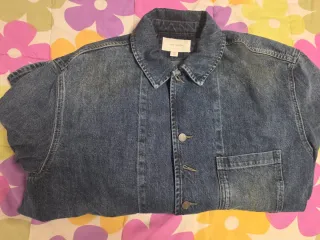 Chaqueta vaquera hombre trescuartos Talla L amplia