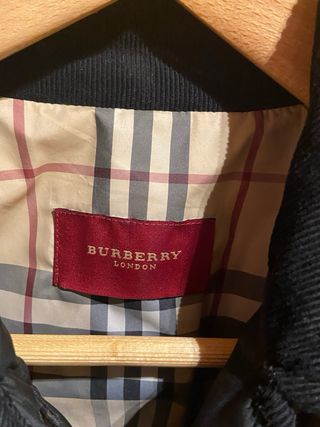 Cazadora Burberry Mujer Negra