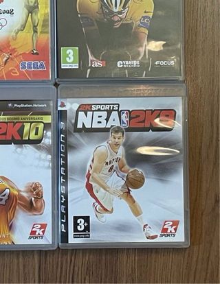 Lote 4 Juegos PS3: NBA 2K10, 2K9, Beijing 2008, To