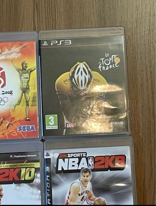 Lote 4 Juegos PS3: NBA 2K10, 2K9, Beijing 2008, To